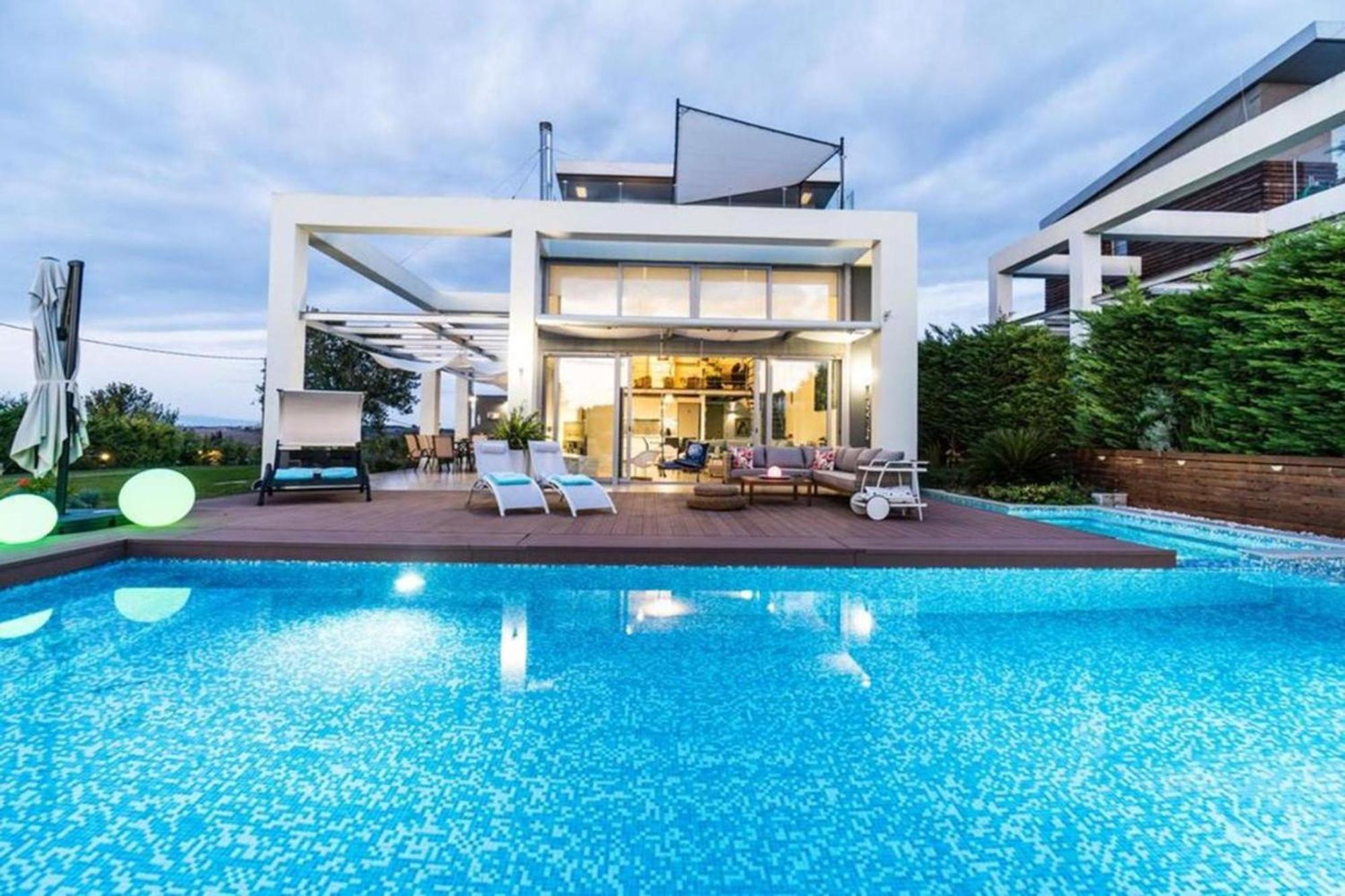 Island Villa Sani Sea View Exteriér fotografie