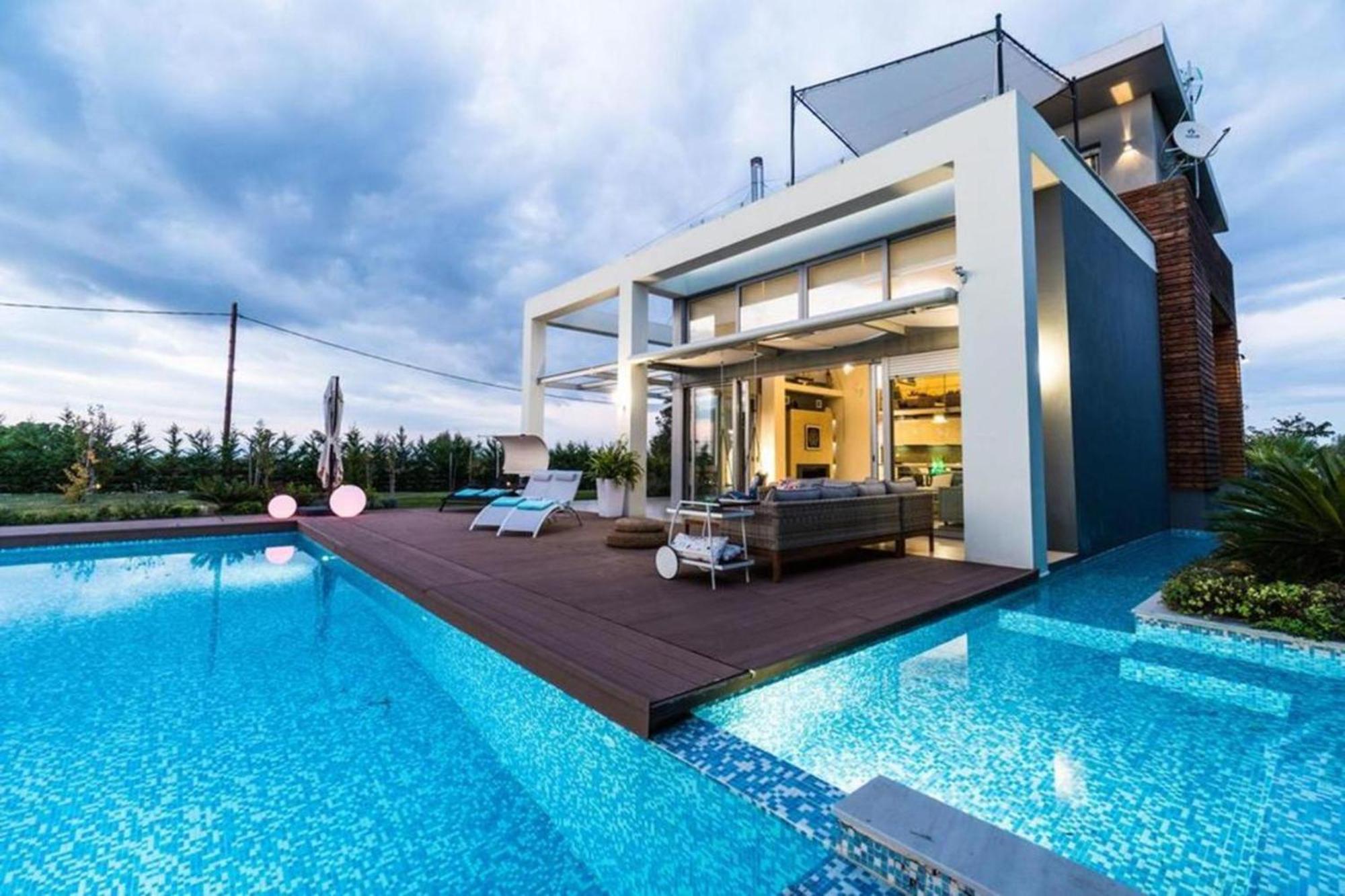Island Villa Sani Sea View Exteriér fotografie