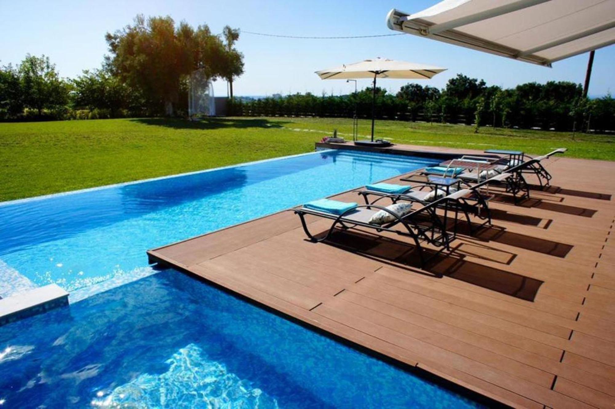 Island Villa Sani Sea View Exteriér fotografie